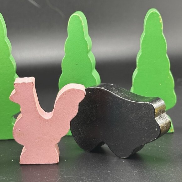 Thomas Train Tank Engine Wooden Signs Buildings People Animals Trees Lot of 18 - Picture 11 of 16